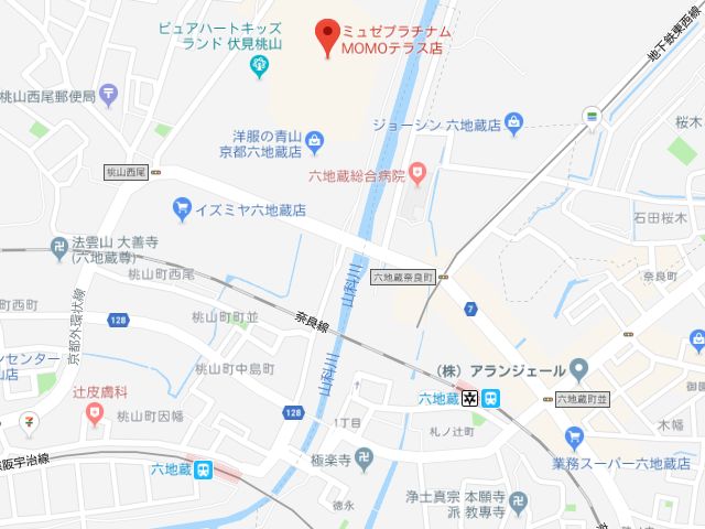ミュゼプラチナムMOMOテラス店地図